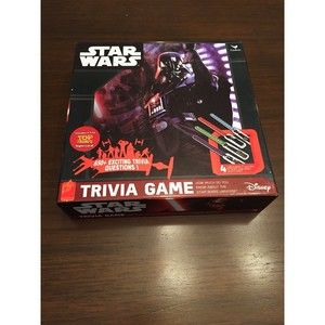 Star Wars Trivia Game Board Darth Vader Disney Pre-Owned Great Condition